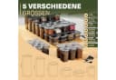 Viwares Vorratsdosen-Set 48-tlg. Grau Luftdicht Stapelbar Bild 3