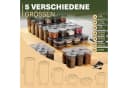 Viwares Vorratsdosen-Set 48-tlg. Grau Kunststoff Bild 1