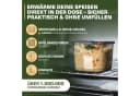 Viwares Vorratsdosen-Set 48-tlg. Grau Kunststoff Bild 4