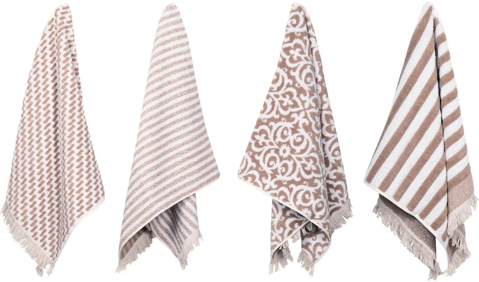 PAD Gästehandtuch Set FAMILY Taupe Frottee 12-tlg. - Bild 2