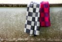 PAD Badetuch CHESS Grau Frottee 100% Baumwolle Modernes Design Bild 1