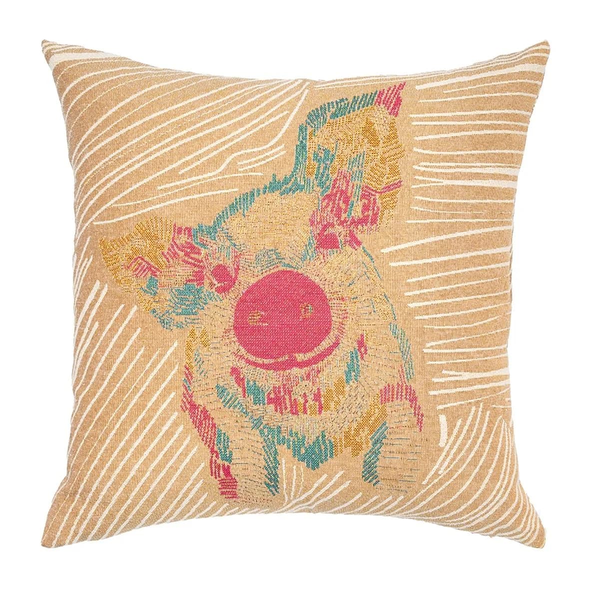 Dekokissen PAD "WILD PIG" Multi 45x45cm Baumwolle Polyester