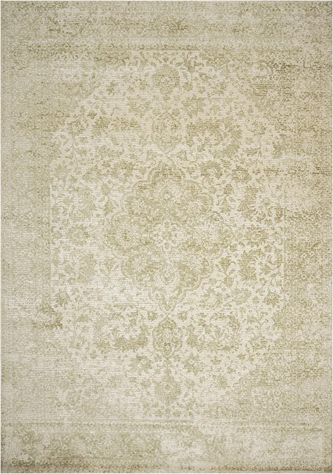 PAD Teppich ROOT Olive Orientalisch Viskose Wolle