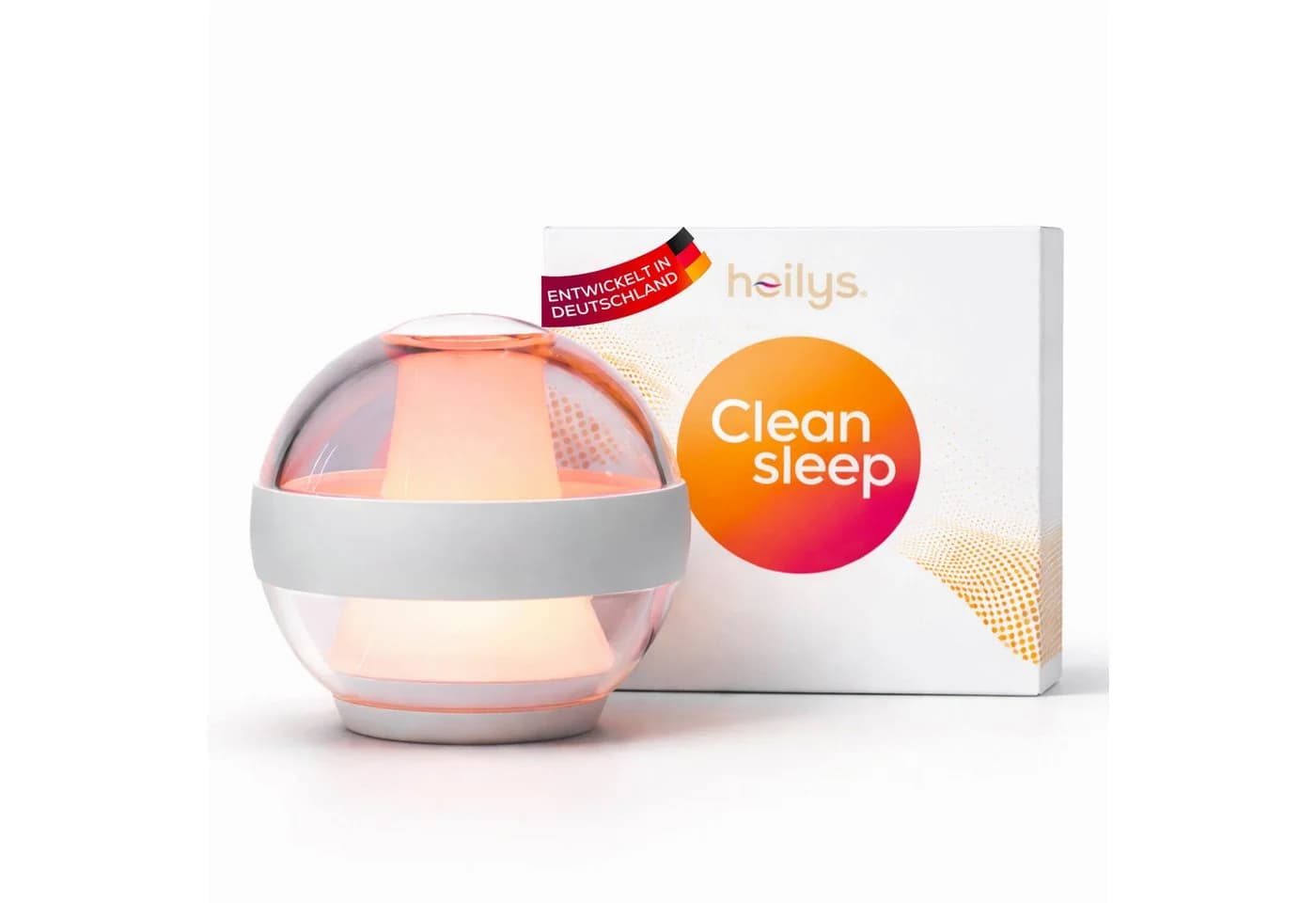heilys® LED Nachtlicht CleanSleep Dimmbar 1200K Weiß & Rotlicht - Bild 2