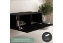 Planetmöbel Garderoben-Set Schwarz Kompakt mit Soft-Open Bild 5