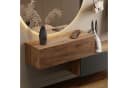 Planetmöbel Kompaktgarderobe Gold Eiche Anthrazit mit Soft-Open Bild 1
