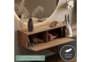 Planetmöbel Kompaktgarderobe Gold Eiche Anthrazit mit Soft-Open Bild 4