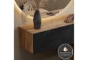 Planetmöbel Kompaktgarderobe Gold Eiche Schwarz Charcoal Bild 4