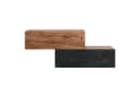 Planetmöbel Kompaktgarderobe Gold Eiche Schwarz Charcoal mit Soft-Open Bild 5