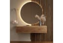 Planetmöbel Garderobenschrank 140 cm Gold Eiche mit Soft-Close Bild 2