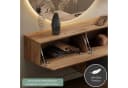 Planetmöbel Garderobenschrank 140 cm Gold Eiche mit Soft-Close Bild 5