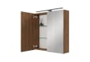 Planetmöbel Spiegelschrank ARIA Gold Eiche mit LED & Steckdose Bild 2