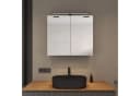 Planetmöbel Spiegelschrank ARIA Anthrazit mit LED und Steckdose Bild 1