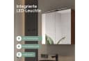 Planetmöbel Spiegelschrank ARIA 2-türig mit LED und Steckdose Gold Eiche Bild 5