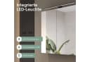 Planetmöbel Spiegelschrank ARIA Grau-Weiß mit LED-Beleuchtung & Steckdose Bild 5