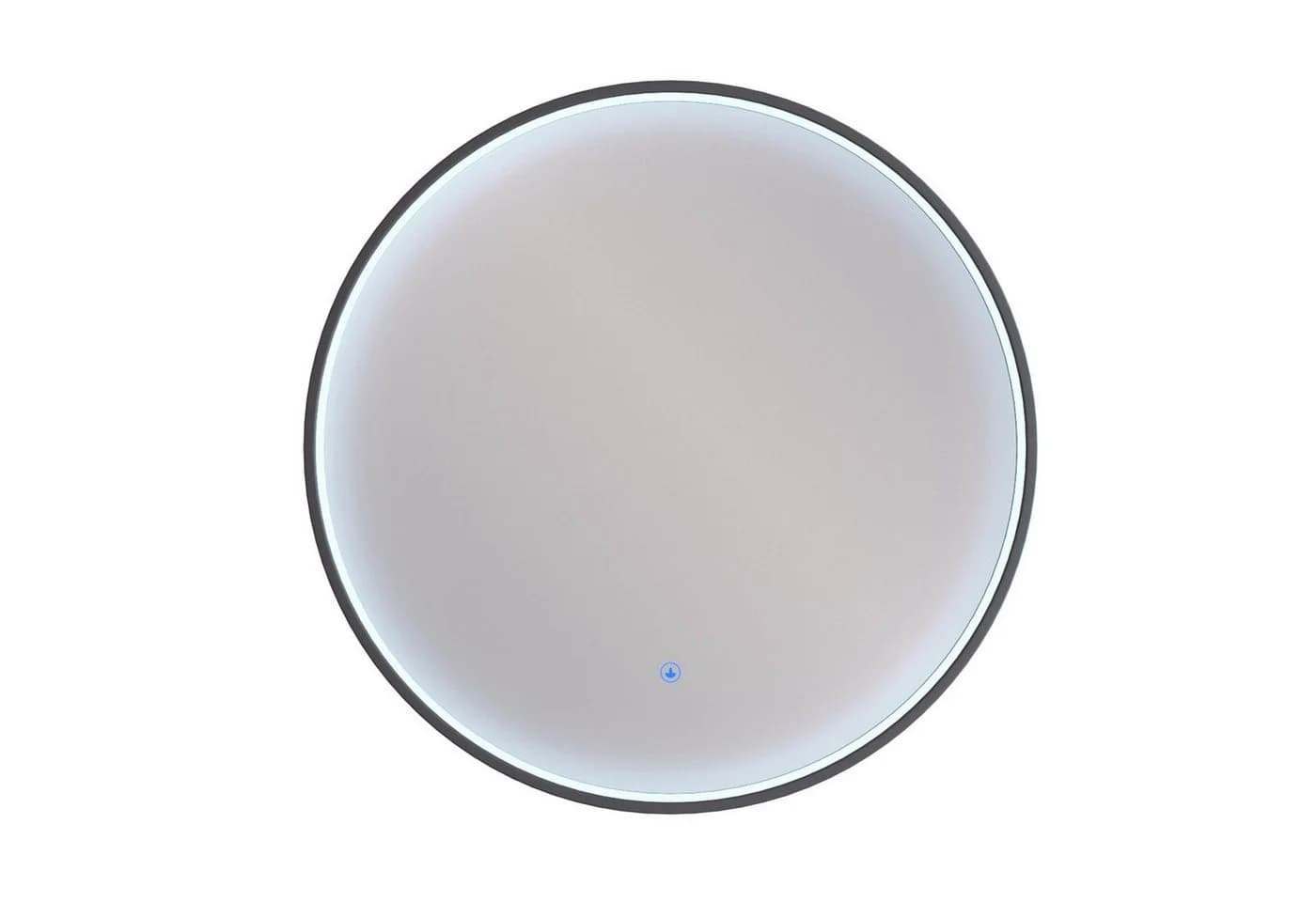 Planetmöbel Dekospiegel VELUNA LED-Spiegel mit Rahmen 60-80cm Schwarz - Bild 5