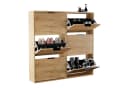 Planetmöbel Schuhschrank STIVIO gold eiche Kippmechanik Bild 2