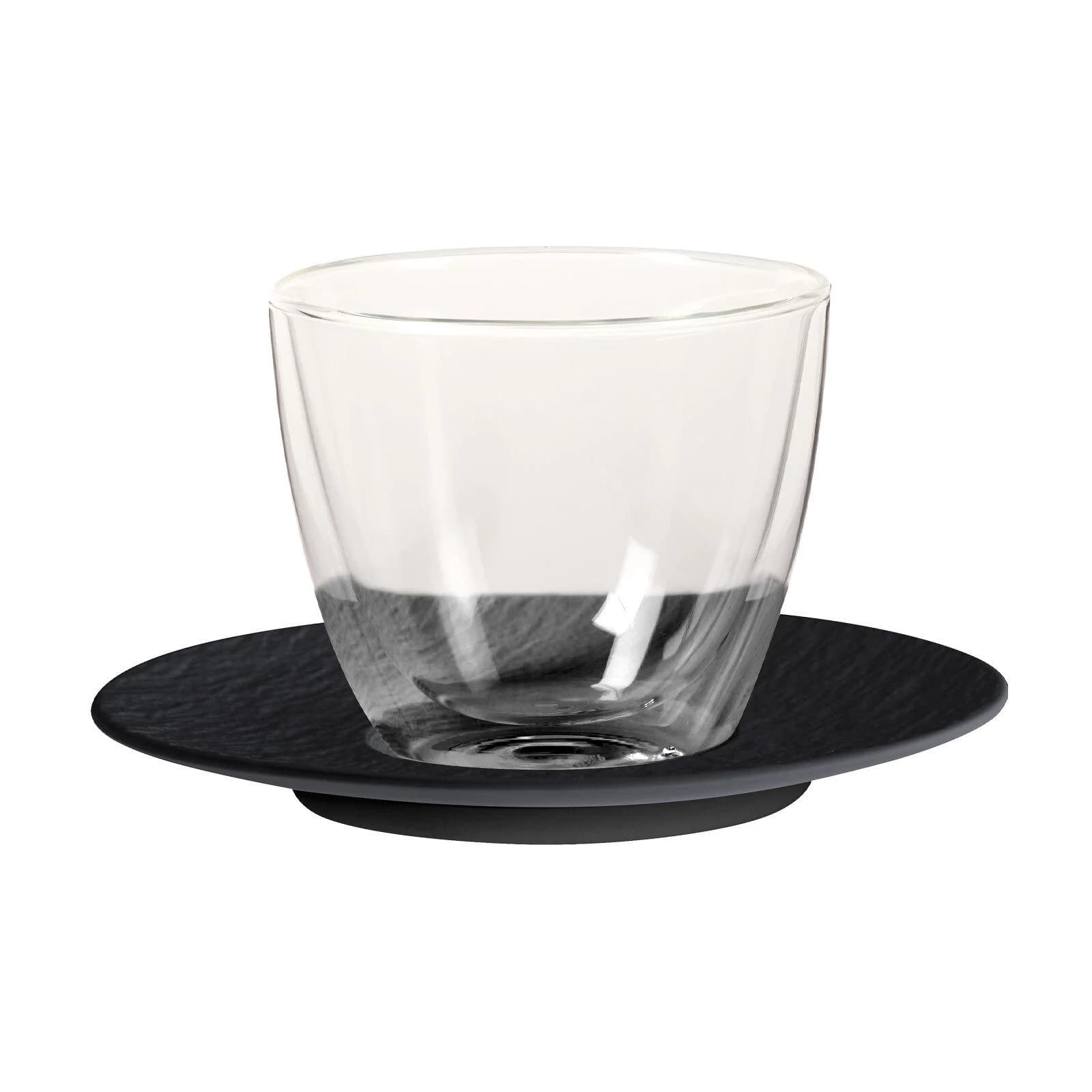 Villeroy & Boch Café au Lait Set Manufacture Rock 250 ml Schwarz