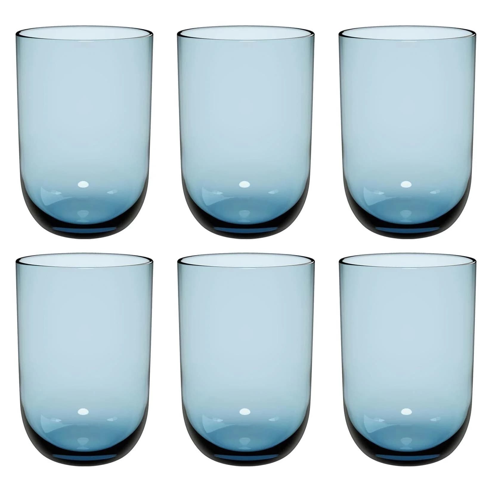 like. by Villeroy & Boch Longdrinkglas 6er Set blau Ice Glas
