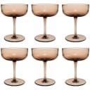 like. by Villeroy & Boch Sektschalen 6-tlg. Glas braun Clay Bild 2