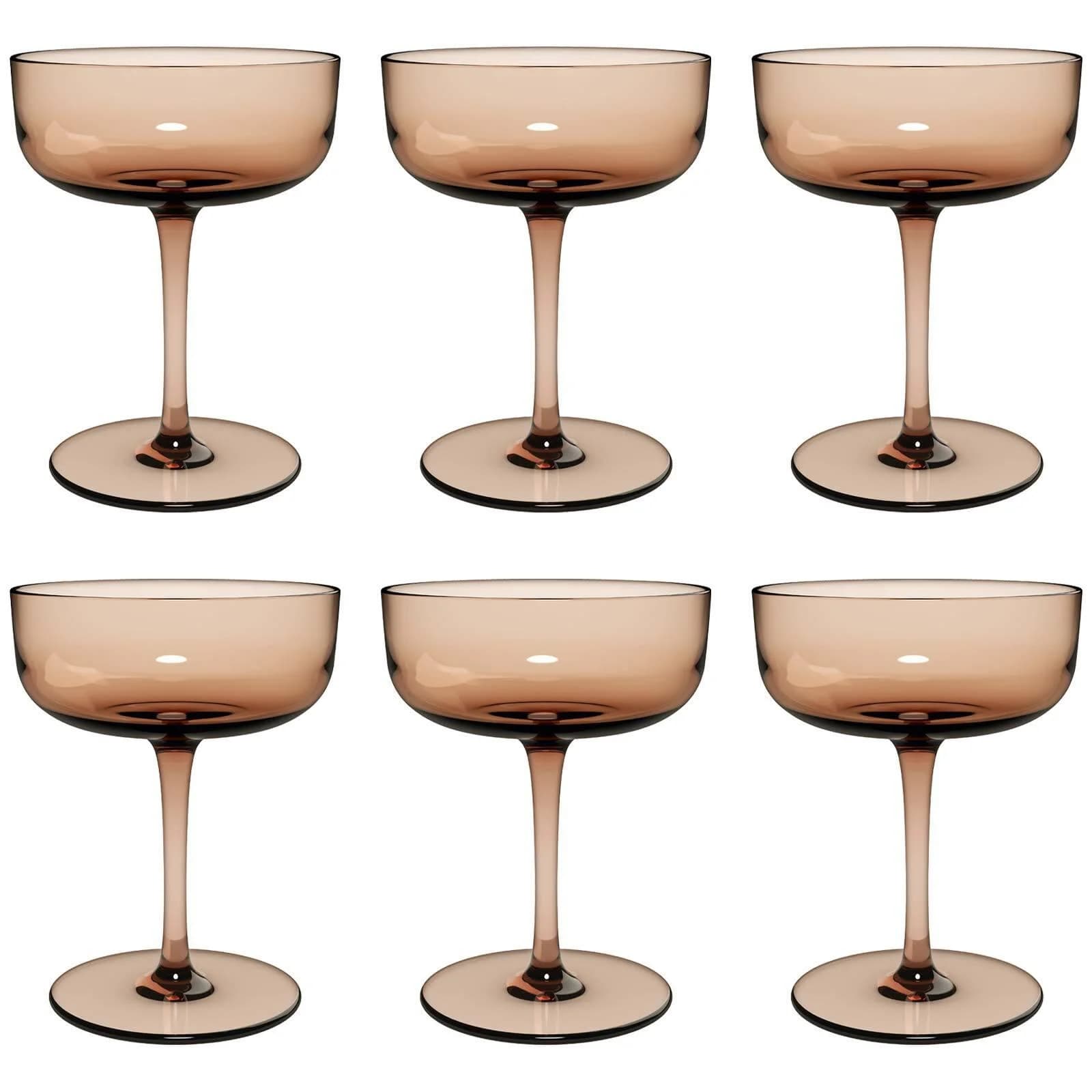 like. by Villeroy & Boch Sektschalen 6-tlg. Glas braun Clay - Bild 2