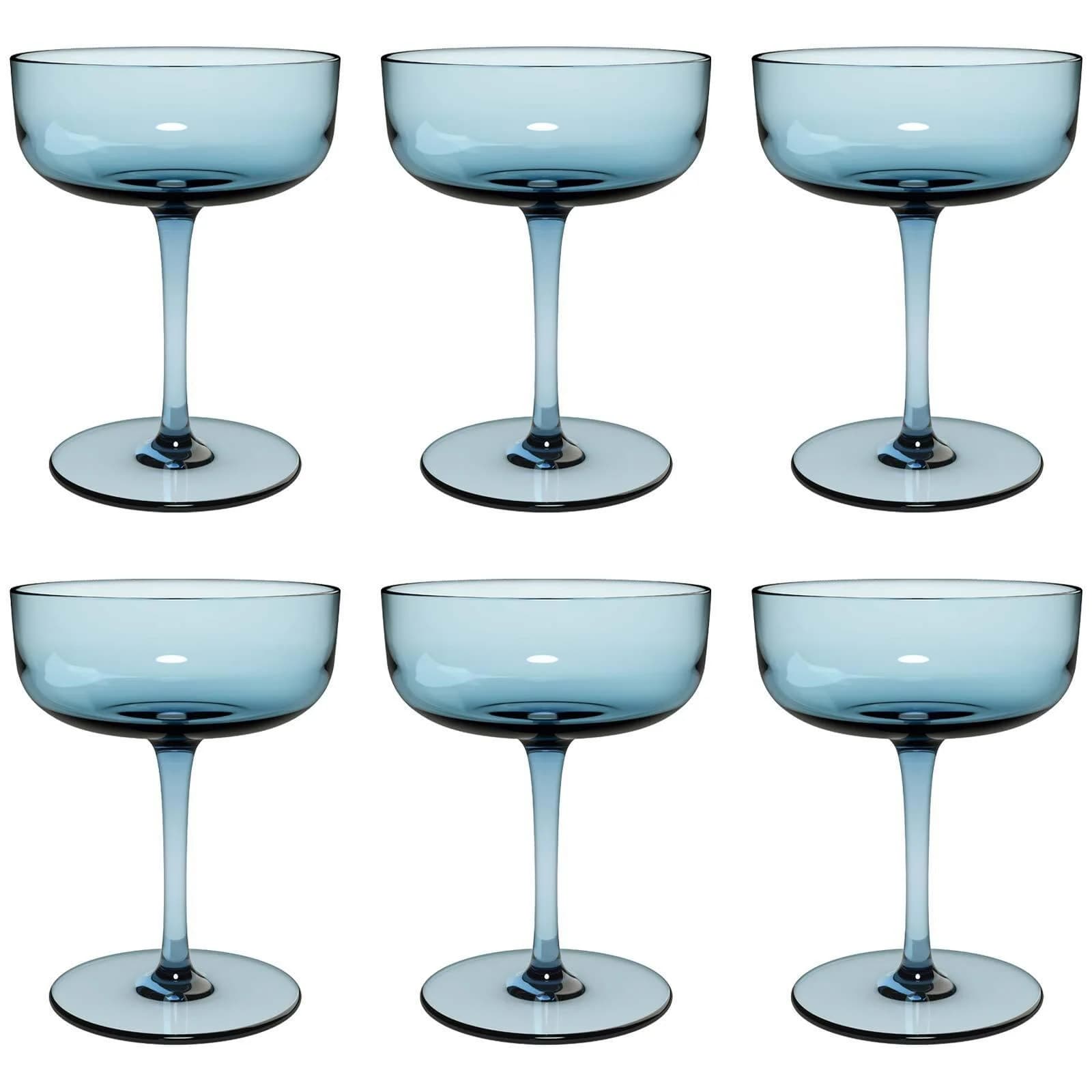 like. by Villeroy & Boch Sektschalen Set 6-tlg. Ice Blau Glas - Bild 2