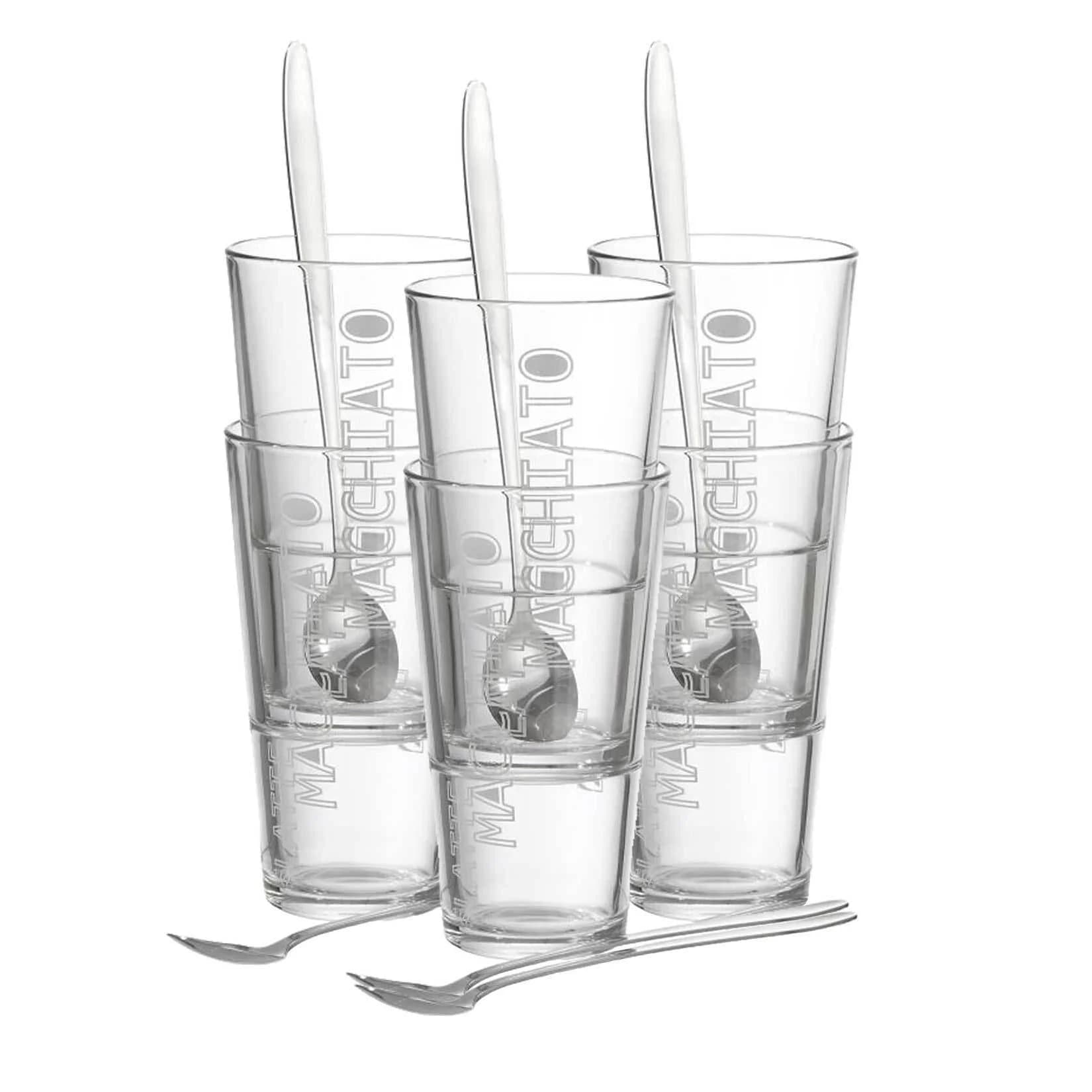 Ritzenhoff & Breker Latte Macchiato Set Lena 350 ml 6er Glas transparent