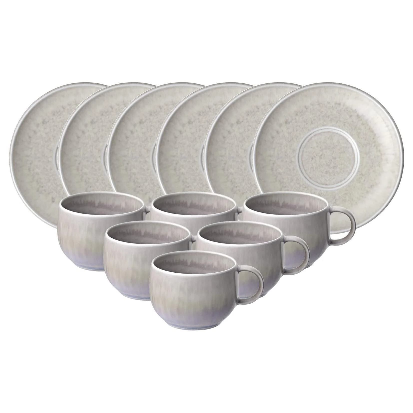 like. by Villeroy & Boch Espressotassen 60 ml 6er Set Perlemor Sand Beige