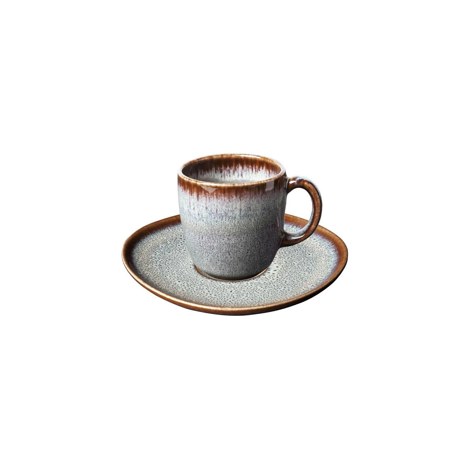 like. by Villeroy & Boch Kaffeetasse mit Untertasse Lave Beige Steingut - Bild 2