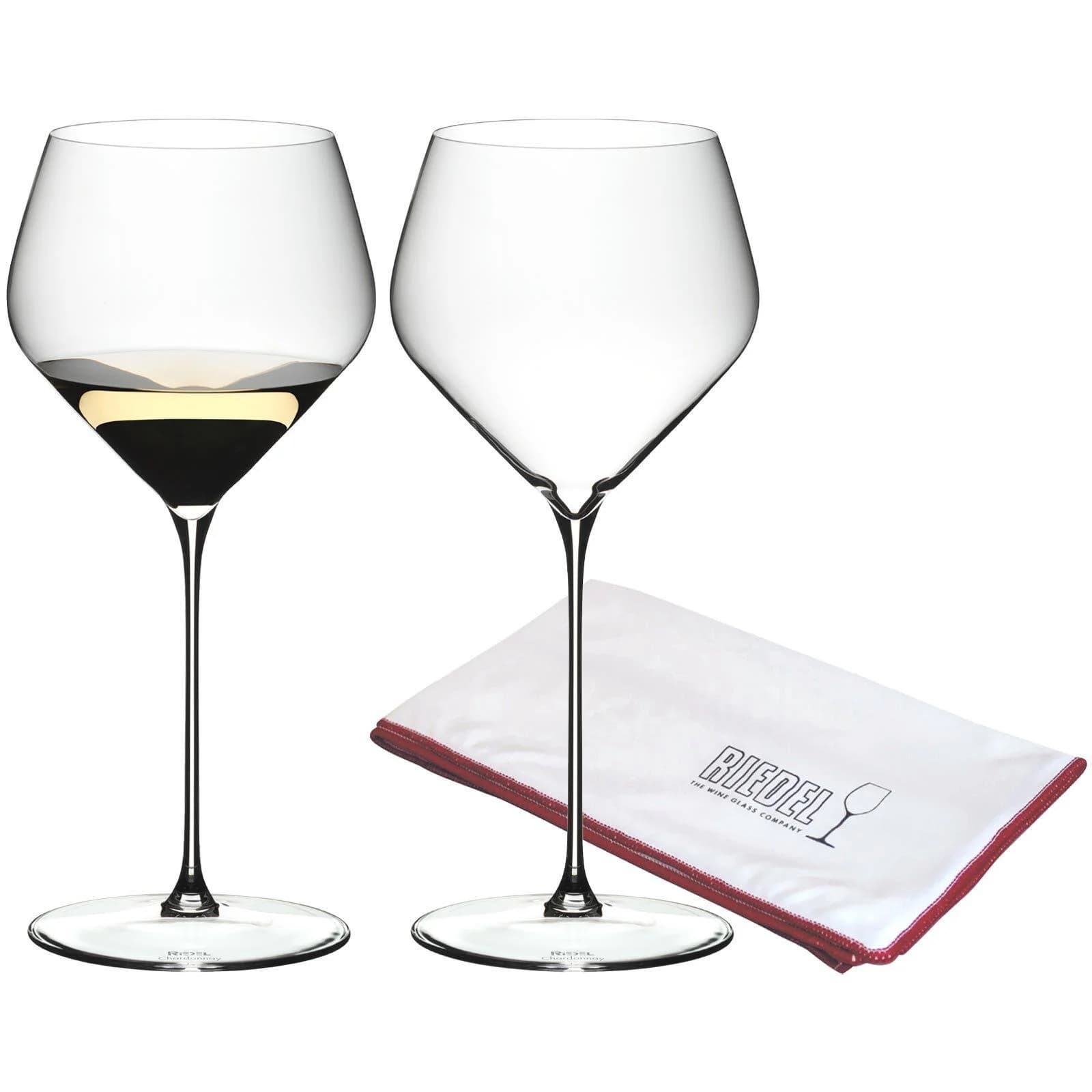 Riedel Chardonnay Weinglas 2er Set 690 ml inkl. Poliertuch