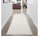 CARPET CITY Hochflor-Teppich FOCUS627 Creme Hoch-Tief-Effekt Bild 2