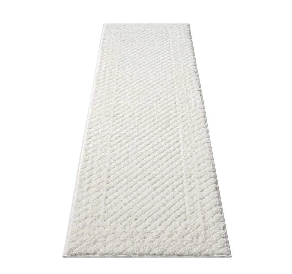CARPET CITY Hochflor-Teppich FOCUS627 Creme Hoch-Tief-Effekt - Bild 3