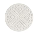 Carpet City Hochflor-Teppich FOCUS777 Beige Rund 200cm Bild 1