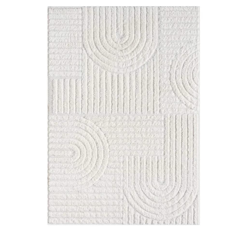 CARPET CITY Designteppich FOCUS765 Creme Hoch-Tief-Effekt - Bild 3