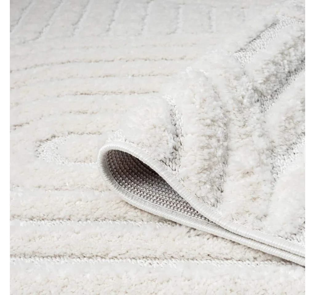 CARPET CITY Designteppich FOCUS765 Creme Hoch-Tief-Effekt - Bild 4