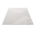 Carpet City Hochflor-Teppich FOCUS749 Beige Hoch-Tief-Muster Bild 1