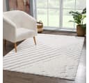 Carpet City Hochflor-Teppich FOCUS749 Beige Hoch-Tief-Muster Bild 2
