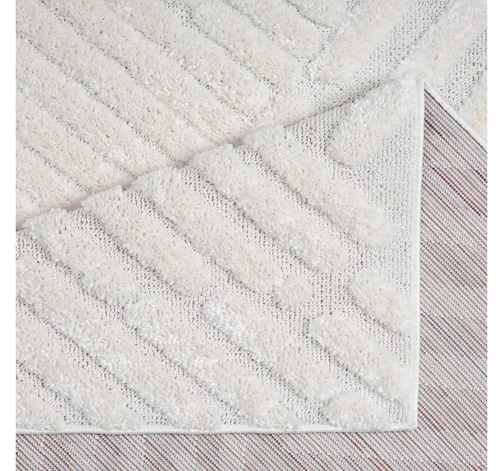 Carpet City Hochflor-Teppich FOCUS749 Beige Hoch-Tief-Muster - Bild 5