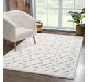 CARPET CITY Hochflor-Teppich FOCUS737 Creme Boho Hochtief-Muster Bild 2