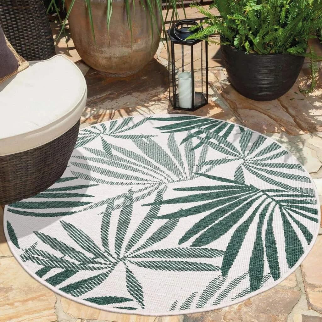 Carpet City Outdoorteppich DUO RUG 5771 Grün Wendeteppich