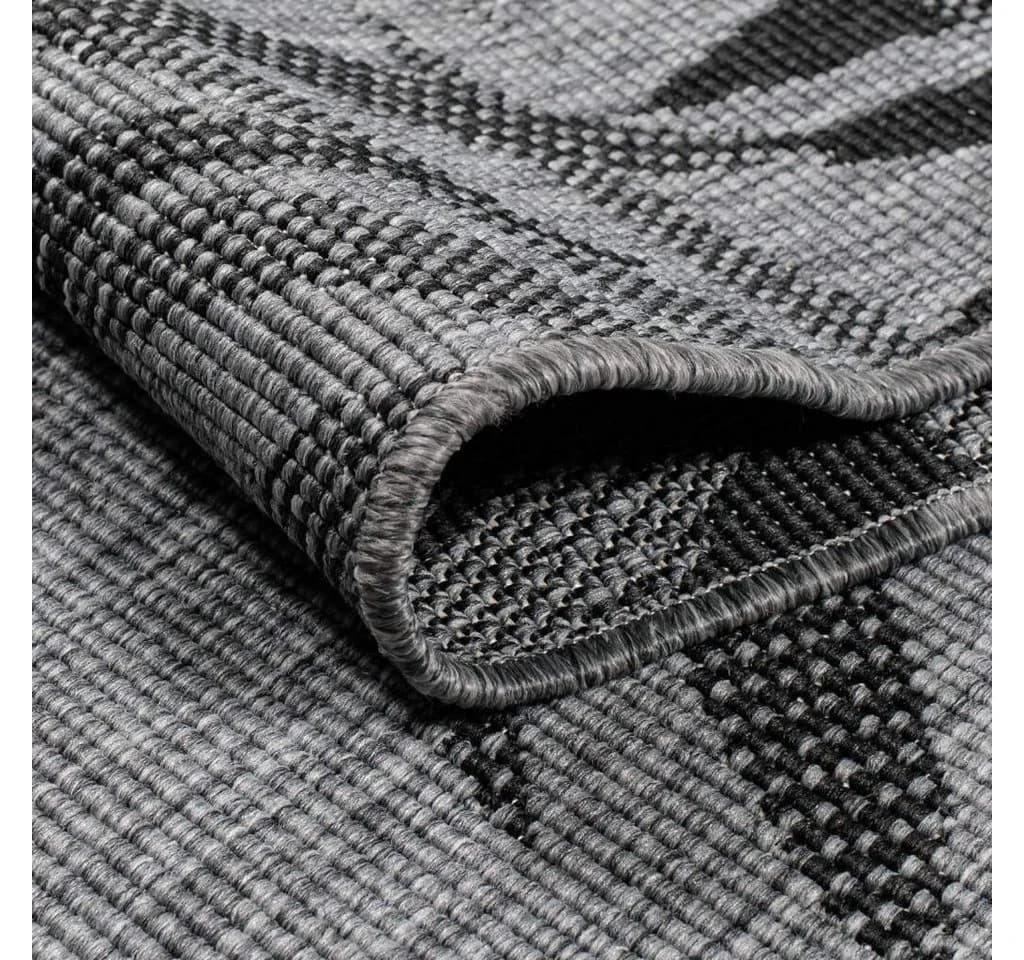CARPET CITY Outdoorteppich DUO RUG 5771 Anthrazit Wendeteppich - Bild 4
