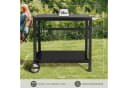 Royal Gourmet Grillwagen Schwarz Stahl Mobile Arbeitsplatte Bild 1