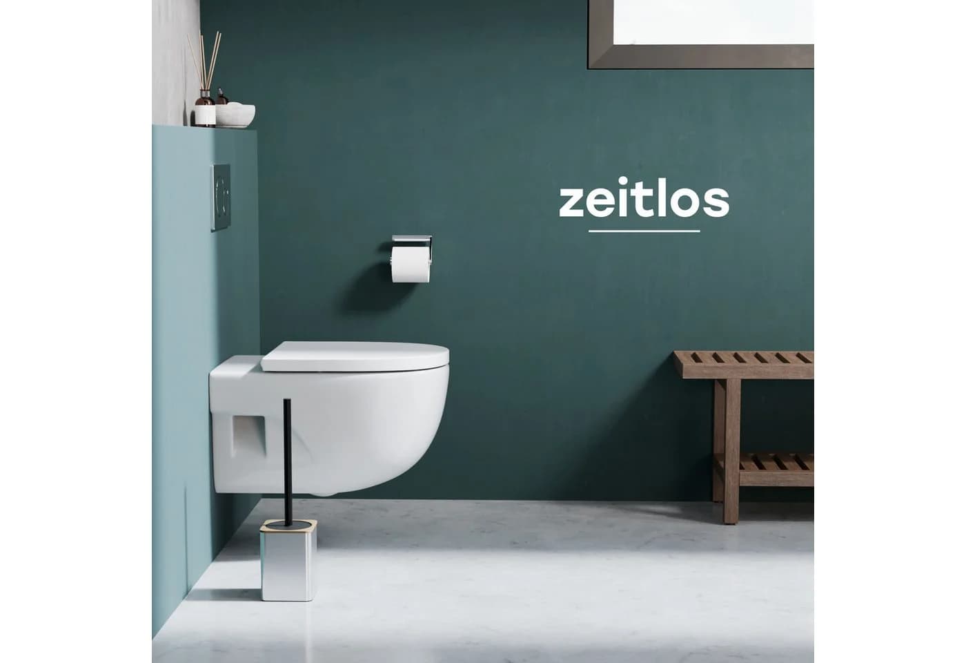 SAVEGA WC-Reinigungsbürste Silikon Bambus Holzoptik - Bild 5