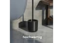 SAVEGA WC-Reinigungsbürste Silikon Edelstahl Schwarz 2-tlg Bild 1