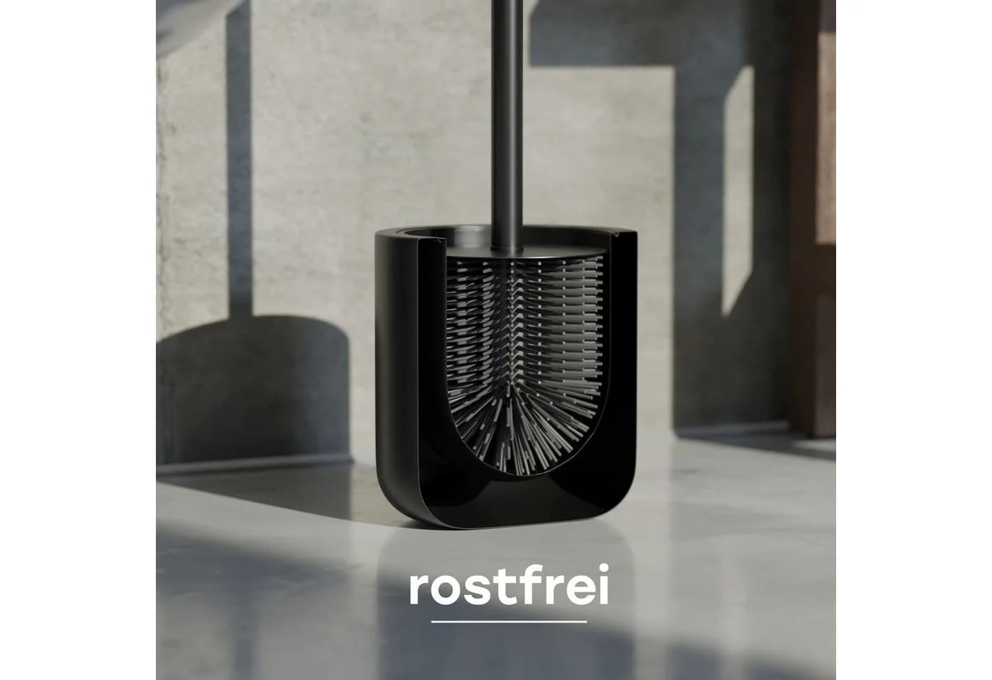 SAVEGA WC-Reinigungsbürste Silikon Edelstahl Schwarz 2-tlg - Bild 4