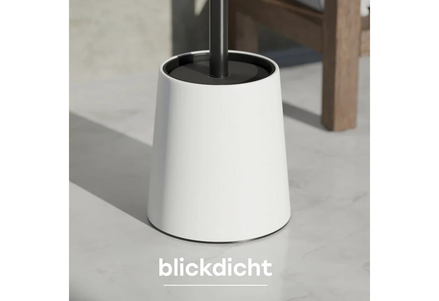 SAVEGA WC-Reinigungsbürste Silikon mit Deckel & Stahlhalter - Bild 5