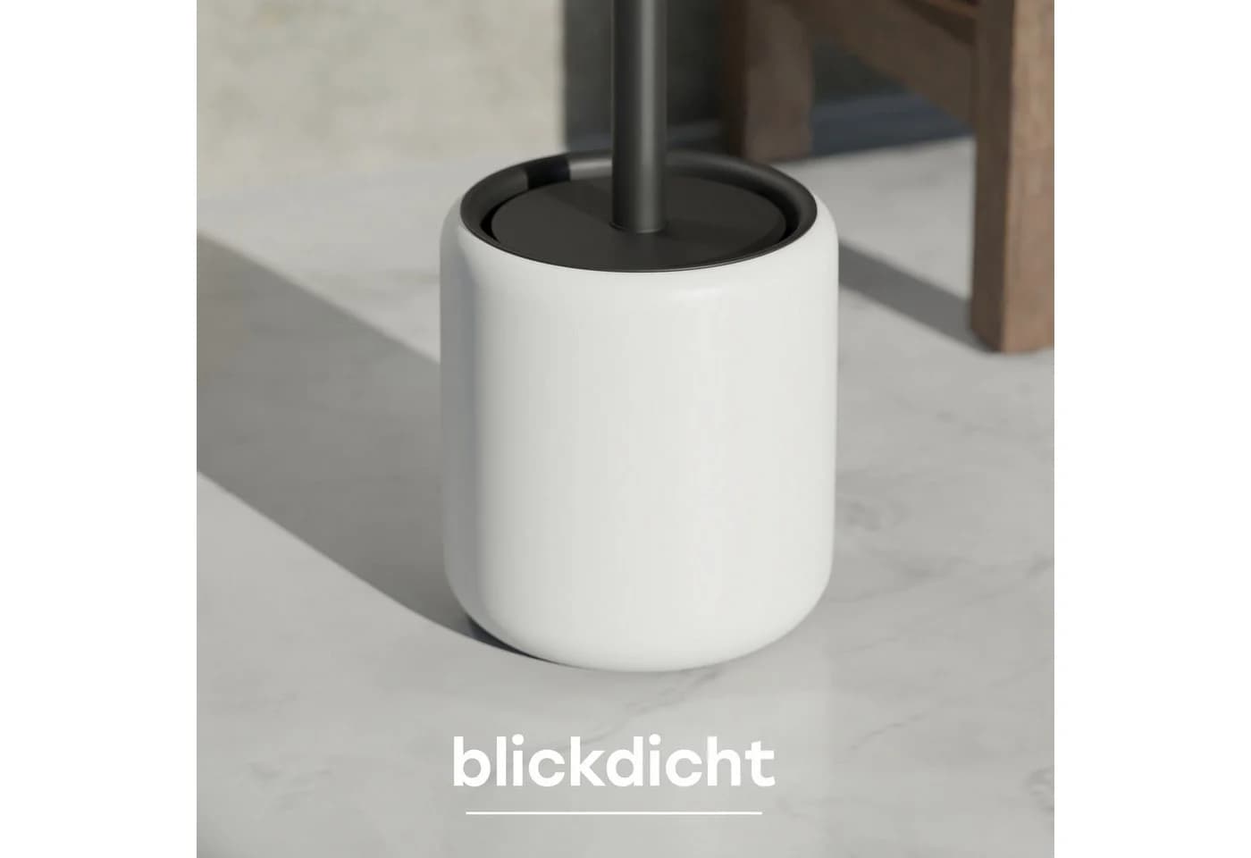 SAVEGA WC-Reinigungsbürste mit Silikonkopf und Edelstahlhalter 2-tlg. - Bild 3