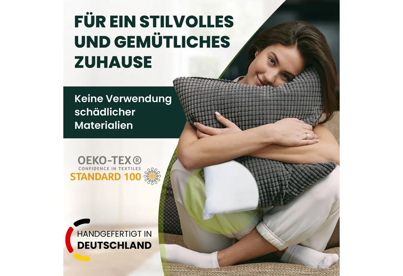 Waidmeister Kissenfüllung 2er Set - Formstabil Polyester Füllung