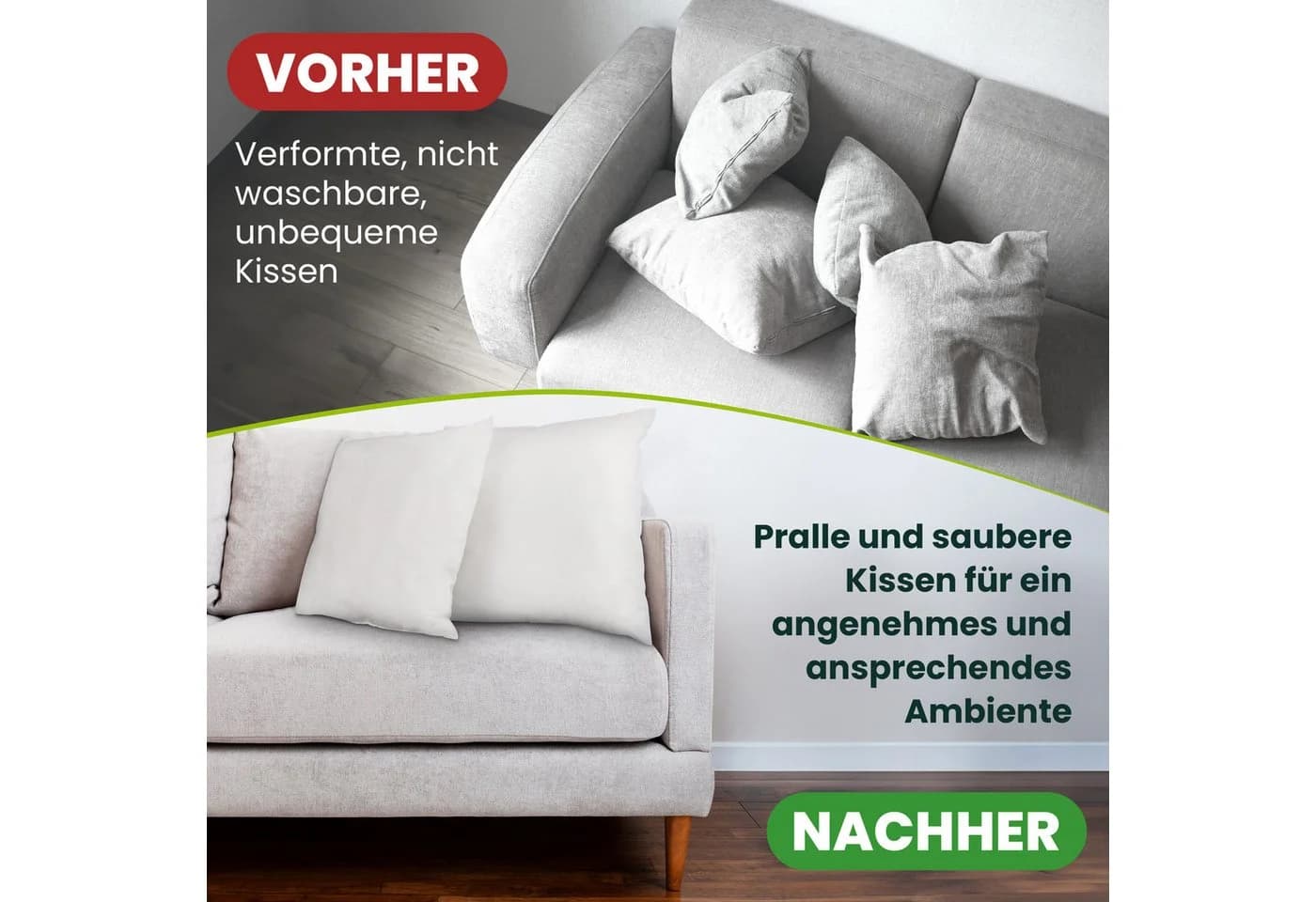 Waidmeister Kissenfüllung 2er Set - Formstabil Polyester Füllung - Bild 4