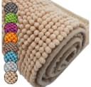 Waidmeister Badematte Wellnes Chenille Beige Rutschfest Saugstark Bild 3
